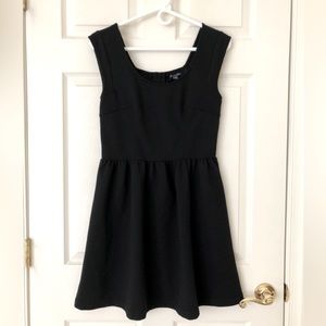 American Eagle Outfitters Ribbed Black Sleeveless Mini Dress Size 6